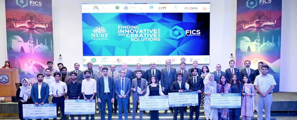 FICS 2024 award ceremony at NUST — international competition stage
