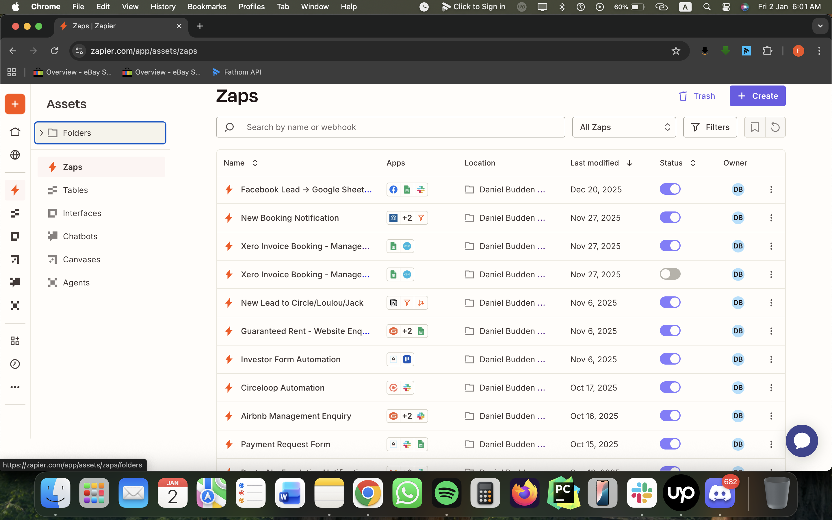 Property Management Suite — Falium (Zapier + Xero + Airbnb)