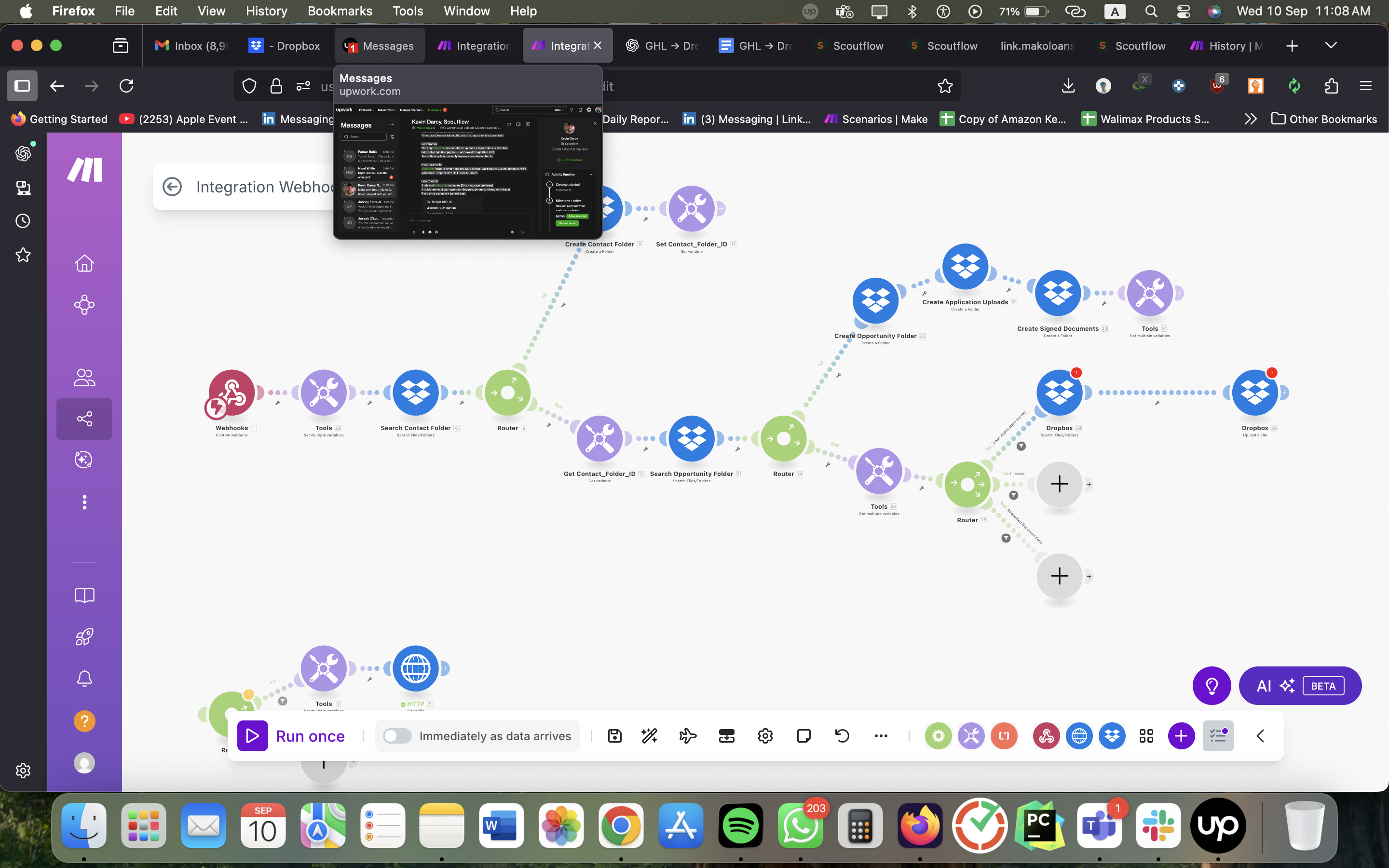 GHL Main File Organizing System — Make.com